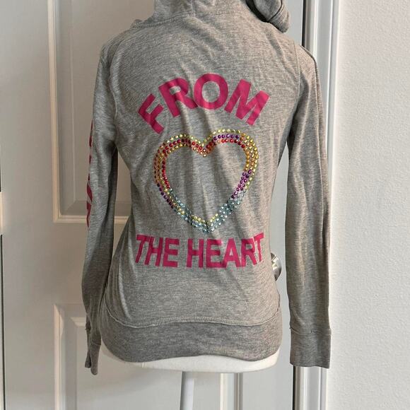 Y2K Size Medium Light Weight Thin 2000s Bedazzled Jacket Soft & Snatched Fit - Picture 1 of 8